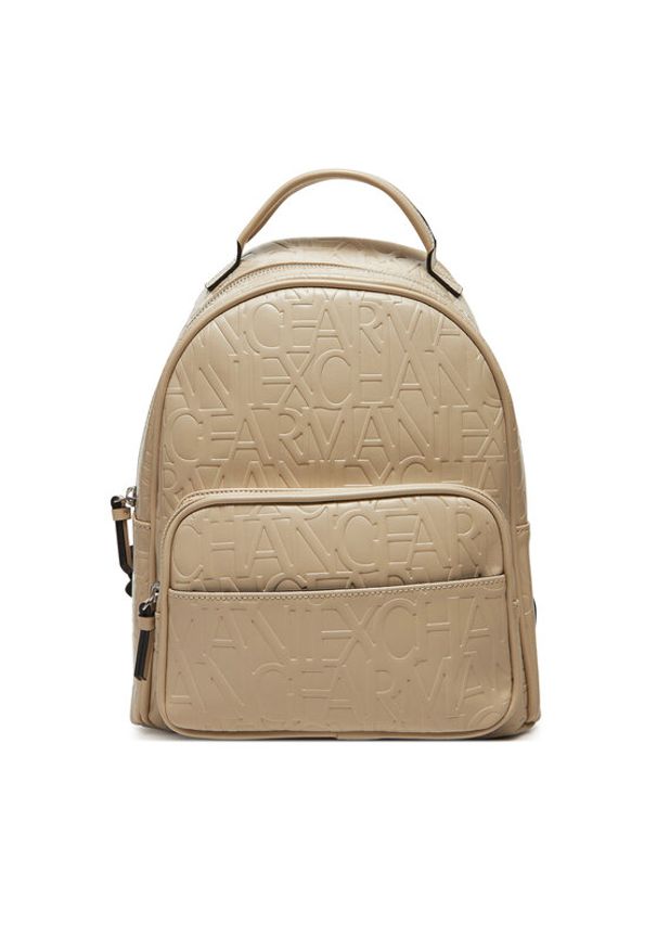 Armani Exchange Plecak 942805 CC793 U1092 Beżowy. Kolor: beżowy. Materiał: skóra