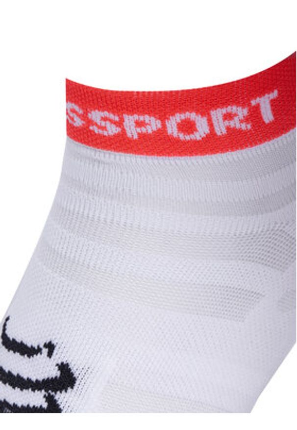 Compressport Skarpety krótkie Pro Racing Socks v4.0 Ultralight Run Low XU00051B Biały. Kolor: biały. Materiał: poliamid, nylon. Sport: bieganie
