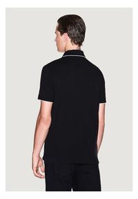 Armani Exchange Polo XM001285 AF10366 UC001 Czarny Slim Fit. Typ kołnierza: polo. Kolor: czarny. Materiał: bawełna #4