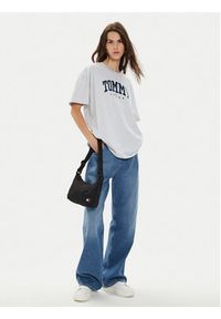 Tommy Jeans T-Shirt Varsity DW0DW18403 Szary Oversize. Kolor: szary. Materiał: bawełna #3