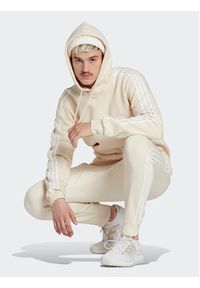 Adidas - adidas Bluza adicolor Classics 3-Stripes Hoodie IB1416 Beżowy Regular Fit. Kolor: beżowy. Materiał: bawełna #3