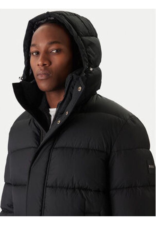 BOSS Kurtka zimowa H-Cenuto 50540474 Czarny Regular Fit. Kolor: czarny. Materiał: syntetyk. Sezon: zima