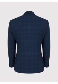 Pako Lorente - PAKO LORENTE – Granatowa marynarka garniturowa z wełną. Kolor: niebieski. Materiał: wełna. Styl: elegancki #8