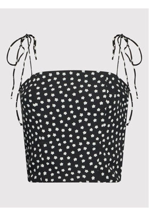 Levi's® Top Deliah A3356-0002 Czarny Slim Fit. Kolor: czarny. Materiał: syntetyk