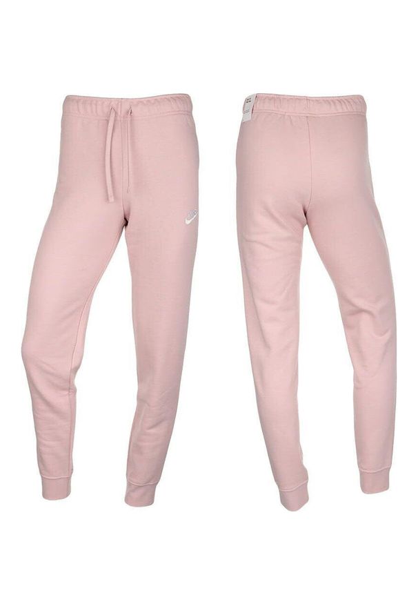 Spodnie Sportowe damskie Nike NSW Club Fleece. Kolor: różowy. Długość: długie