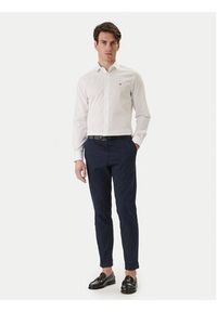 TOMMY HILFIGER - Tommy Hilfiger Koszula MW0MW38347 Biały Slim Fit. Kolor: biały. Materiał: bawełna #2