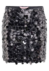 only - ONLY Spódnica mini Jadel 15336231 Szary Regular Fit. Kolor: szary. Materiał: syntetyk