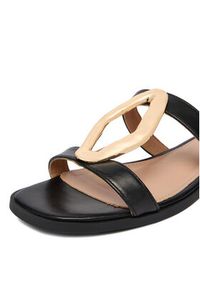 MEXX Klapki EO-WS5037-01 Czarny. Kolor: czarny. Materiał: skóra #4