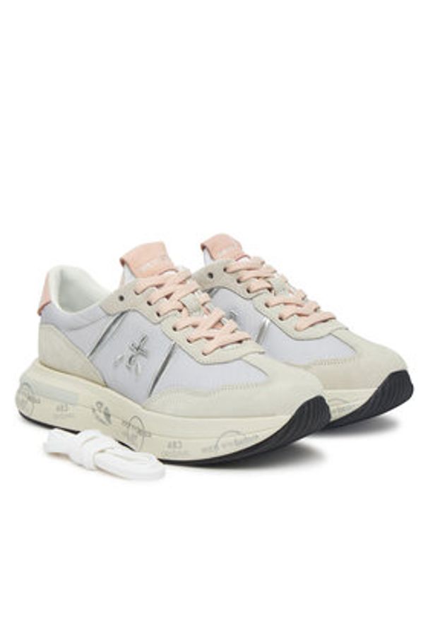 Premiata Sneakersy CASSIE VAR 7387 Szary. Kolor: szary. Materiał: zamsz, skóra