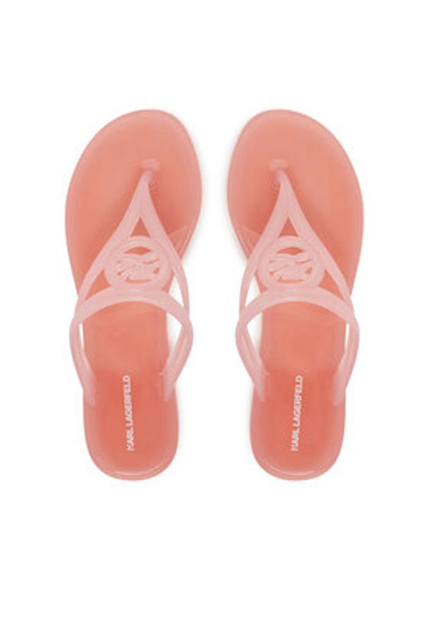 Karl Lagerfeld - KARL LAGERFELD Japonki Jelly Thong KL80007A Różowy. Kolor: różowy