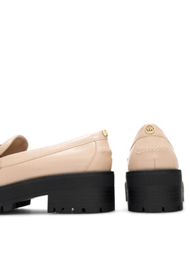 Nine West Loafersy NYLA 8123-1 Beżowy. Kolor: beżowy. Materiał: syntetyk