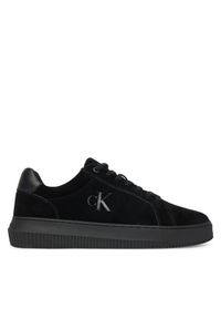 Calvin Klein Jeans Sneakersy Chunky Cupsole Su YM0YM01299 Czarny. Kolor: czarny. Materiał: zamsz, skóra