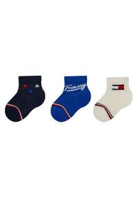 TOMMY HILFIGER - Skarpety długie Tommy Hilfiger. Kolor: niebieski