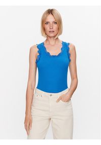 Fransa Top 20607460 Niebieski Regular Fit. Kolor: niebieski. Materiał: bawełna #1