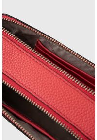MICHAEL Michael Kors torebka skórzana kolor granatowy. Kolor: różowy. Materiał: skórzane #4