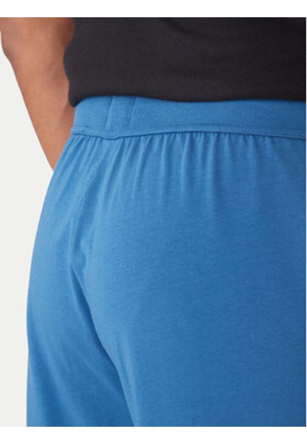 BOSS Spodnie dresowe Mix&Match 50515305 Niebieski Regular Fit. Kolor: niebieski. Materiał: bawełna
