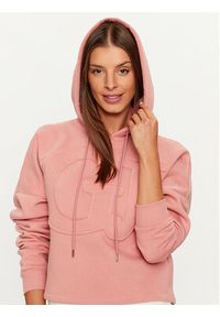 Guess Bluza V3BQ10 KBXX1 Różowy Regular Fit. Kolor: różowy. Materiał: bawełna #4