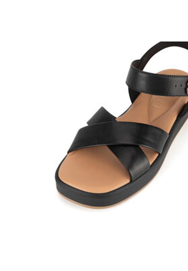 Lasocki Sandały ARC-3032-22 Czarny. Kolor: czarny. Materiał: skóra