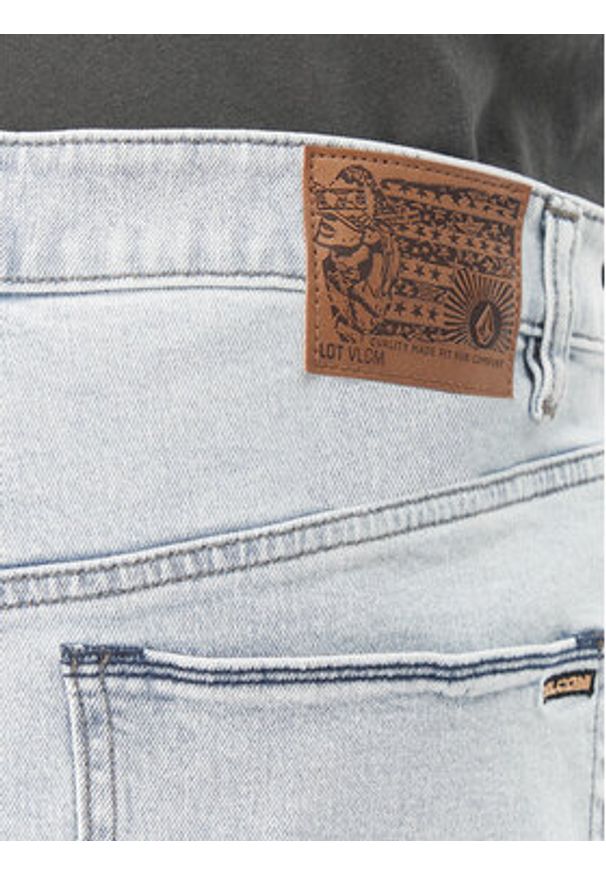 Volcom Szorty jeansowe Billow A2012200 Niebieski Relaxed Fit. Kolor: niebieski. Materiał: bawełna