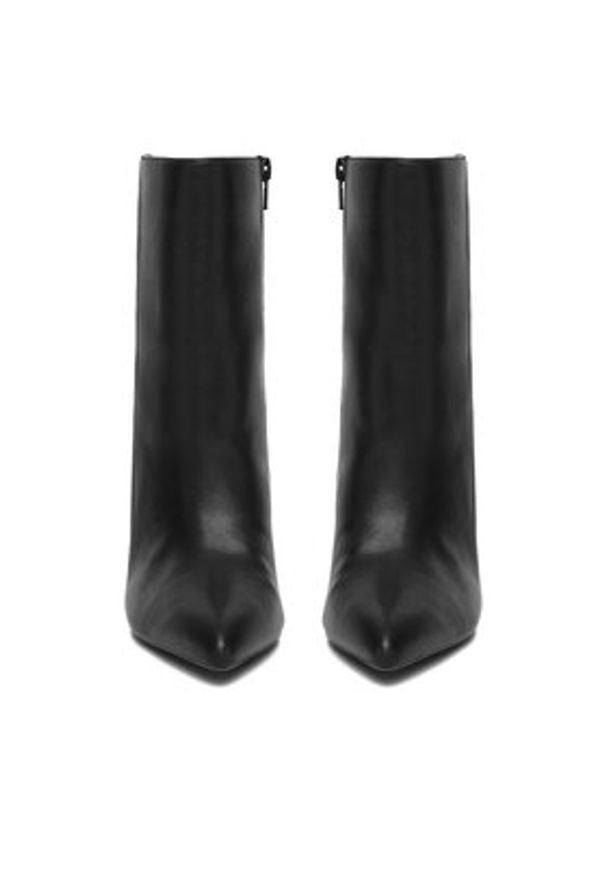 DeeZee Botki P5103 Czarny. Kolor: czarny. Materiał: materiał, syntetyk