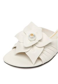 Gino Rossi - GINO ROSSI Klapki CEO-ROSE-LT-2221-1 Biały. Kolor: biały. Materiał: skóra #8