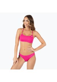 Strój pływacki dwuczęściowy damski Nike Essential Sports Bikini. Kolor: różowy