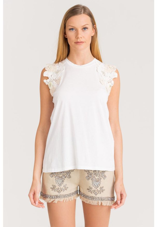 Twinset Milano - BLUZKA Twinset. Styl: elegancki, rockowy