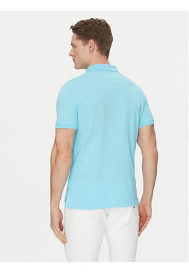 Polo Ralph Lauren Polo Core Replen 710782592 Niebieski Custom Slim Fit. Typ kołnierza: polo. Kolor: niebieski. Materiał: bawełna