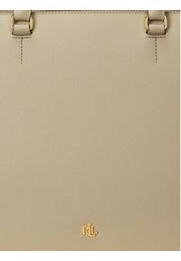 Lauren Ralph Lauren - LAUREN RALPH LAUREN Torebka Hanna 431898556023 Beżowy. Kolor: beżowy. Materiał: skórzane #3
