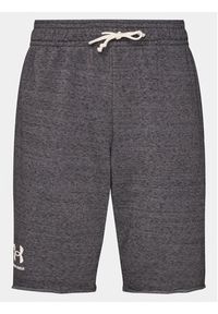 Under Armour Szorty sportowe Ua Rival Terry Short 1361631-025 Szary Regular Fit. Kolor: szary. Materiał: bawełna. Styl: sportowy #6