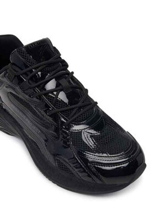Plein Sport Sneakersy FAES USC0848 STE003N Czarny. Kolor: czarny. Materiał: materiał