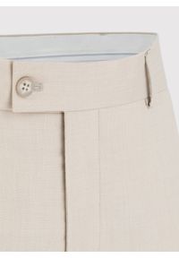 Pako Lorente - PAKO LORENTE – Spodnie garniturowe w kolorze beżowym. Kolor: beżowy. Materiał: poliester, wełna, elastan, wiskoza. Styl: elegancki #4