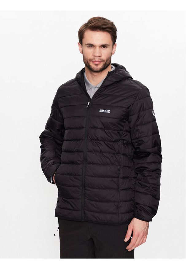 Regatta Kurtka puchowa Hillpack RMN206 Czarny Regular Fit. Kolor: czarny. Materiał: syntetyk