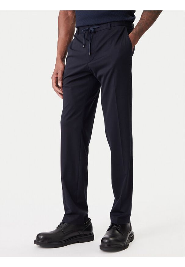 JOOP! Spodnie materiałowe 79DynamicSake-J 10100112 30101829 Granatowy Regular Fit. Kolor: niebieski. Materiał: syntetyk