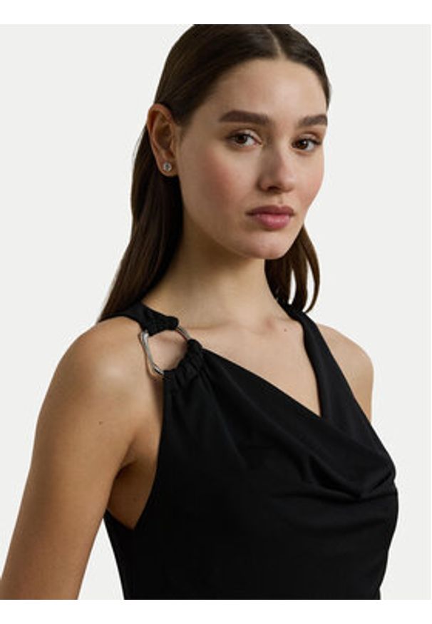 Lauren Ralph Lauren - LAUREN RALPH LAUREN Sukienka wieczorowa 253971057001 Czarny Slim Fit. Kolor: czarny. Materiał: syntetyk. Styl: wizytowy