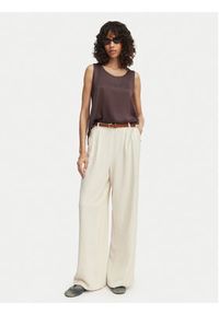 only - ONLY Spodnie materiałowe Lemmia 15370398 Beżowy Regular Fit. Kolor: beżowy. Materiał: wiskoza #3