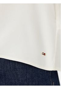 TOMMY HILFIGER - Tommy Hilfiger Bluzka WW0WW44049 Écru Regular Fit. Materiał: wiskoza #2