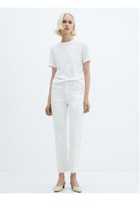 mango - Mango T-Shirt Daisy3 67015747 Biały Regular Fit. Kolor: biały. Materiał: bawełna #3