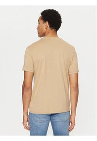 Tommy Jeans T-Shirt Jaspe DM0DM20364 Beżowy Slim Fit. Kolor: beżowy. Materiał: bawełna, syntetyk #5