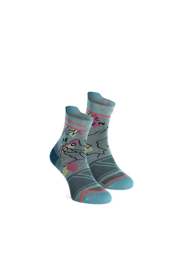 ORTOVOX - Skarpety damskie Ortovox Alpine Light Quarter Socks. Kolor: niebieski
