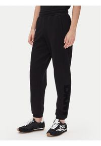 DKNY Sport Spodnie dresowe DP5P3585 Czarny Regular Fit. Kolor: czarny. Materiał: bawełna
