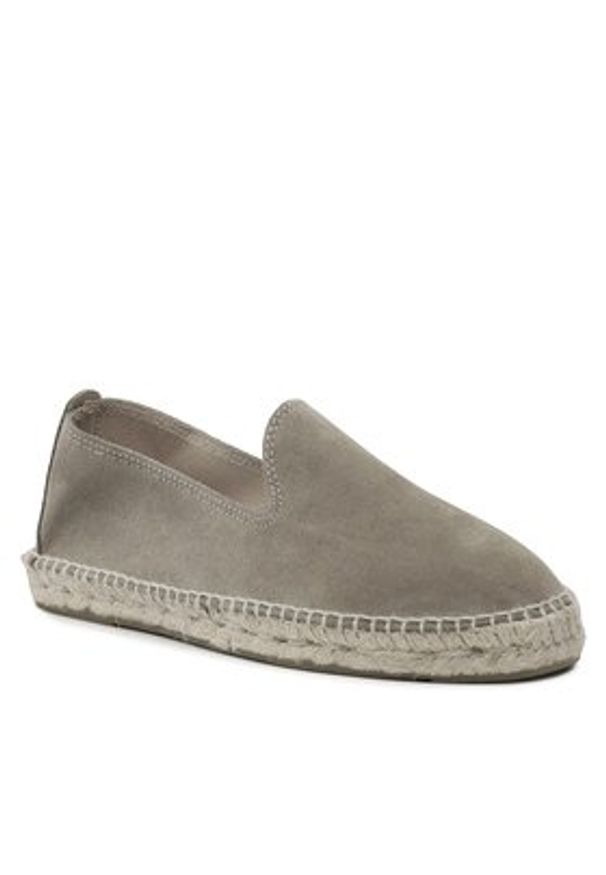 Manebi Espadryle Flat Espadrilles R 4.4 C0 Zielony. Kolor: zielony. Materiał: skóra, zamsz