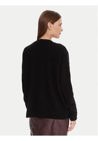 KAOS Kardigan RI1KT023 Czarny Regular Fit. Kolor: czarny. Materiał: wełna #5