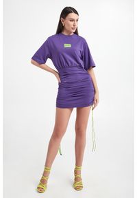 Versace Jeans Couture - Sukienka drapowana VERSACE JEANS COUTURE #4