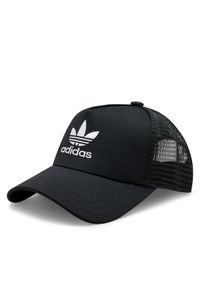 Adidas - adidas Czapka z daszkiem Curved Trucker IC0023 Czarny. Kolor: czarny. Materiał: materiał, poliester