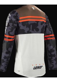 LEATT - Longsleeve rowerowy męski Leatt MTB Gravity 4.0. Kolor: czarny, szary, brązowy, wielokolorowy. Długość rękawa: długi rękaw