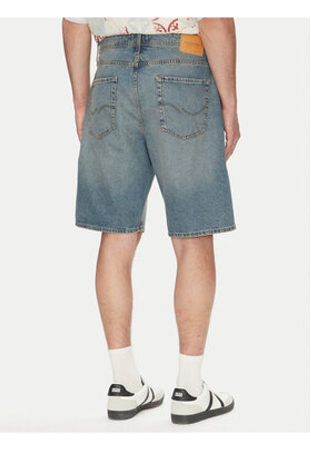 Jack & Jones Szorty jeansowe Alex 12274957 Niebieski Loose Fit. Kolor: niebieski. Materiał: bawełna