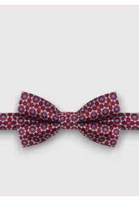 Pako Lorente - PAKO LORENTE – Czerwona kwiatowa męska muszka. Okazja: na ślub cywilny, na wesele. Kolor: czerwony. Wzór: kwiaty. Styl: elegancki #1