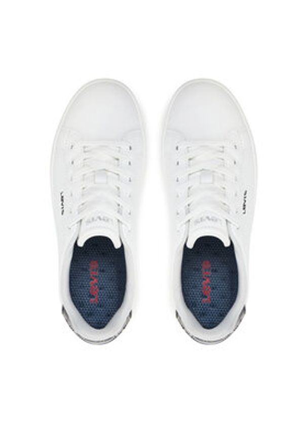 Levi's® Sneakersy Evelyn VEVE0002S Biały. Kolor: biały. Materiał: skóra
