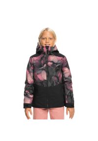 Roxy - Kurtka snowboardowa dziecięca ROXY Silverwinter Girl. Kolor: czarny. Sport: snowboard